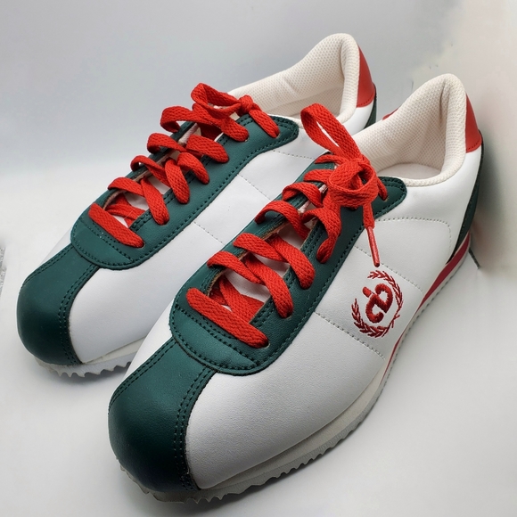 LA dbs Sneakers (women size 8)  6 1/2 White, Green, Red - Picture 9 of 13